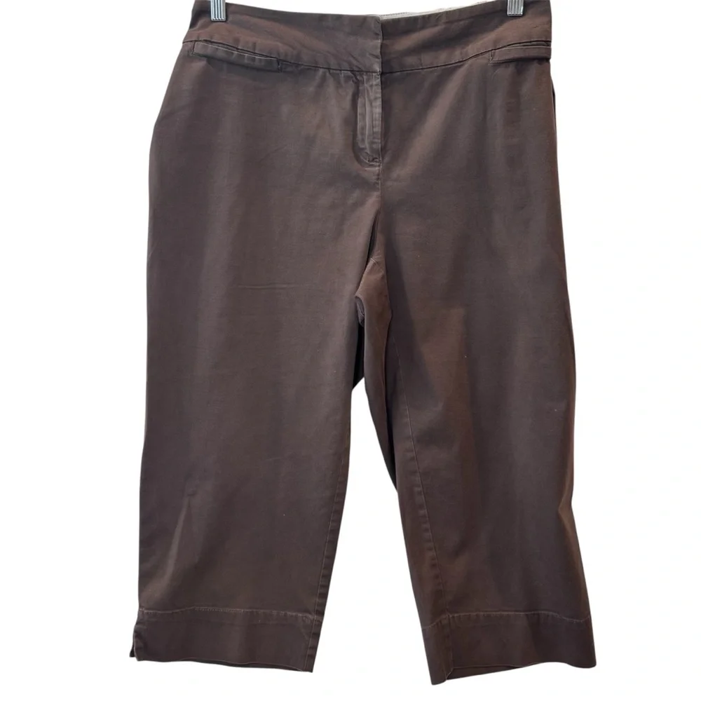 Avenue Brown Women's Capris, Size 16 - Picture 2 of 11